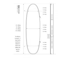 ROAM Boardbag Surfboard Coffin 7.0 Doppel Triple