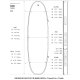 ROAM Boardbag Surfboard Coffin 8.0 Doppel Triple