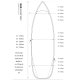 ROAM Boardbag Surfboard Daylight Shortboard 5.4