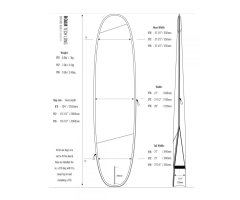 ROAM Boardbag Surfboard Tech Bag Longboard 9.2