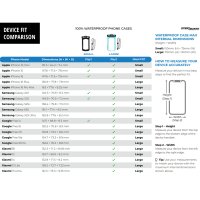 OverBoard wasserdichte Smart Phone Tasche L schwarz