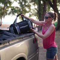 OverBoard wasserdichte Duffel Bag 40 Liter Gelb