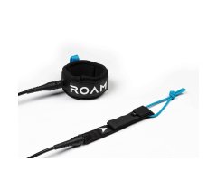 ROAM Surfboard Leash Comp 6.0 183cm 6mm Schwarz