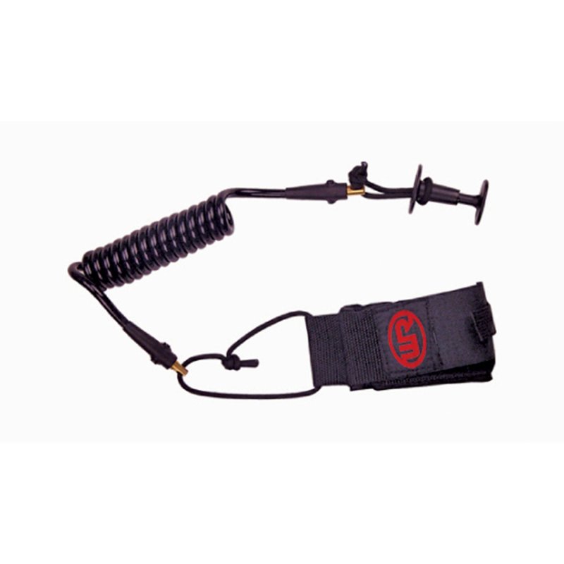Wave Rebel Coil Leash Pro Wrist schwarz Bodyboardleash