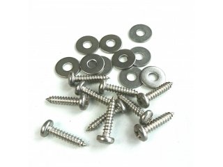 10 Schrauben für Fußschlaufe 5,5 x 25 mm V2A