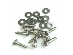 10 Schrauben für Fußschlaufe 5,5 x 25 mm V2A
