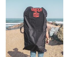 SNIPER Bodyboard Tasche Rucksack Single Cover Rot