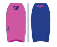 SNIPER Bodyboard Girls Pop Glitter PE 38 Pink Blau