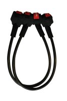 Ascan Trapeztampen Powerset Harnesslines black 22"