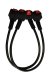 Ascan Trapeztampen Powerset Harnesslines black 26"