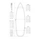ROAM Boardbag Surfboard Daylight Short PLUS 6.0
