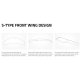 Starboard Wing S-Type Foil Set + 72cm Carbon Monoli. Mast Top Plate 2021