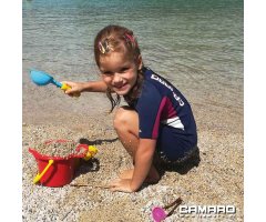 Camaro Junior Flex 2mm Kinder Shorty 140 blau/pink
