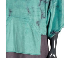 MDNS Change Robe Surf Poncho Unisize Teal Marble