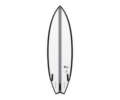 Surfboard TORQ TEC Go-Kart 6.4 Rail Schwarz