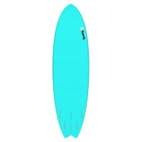 Surfboard TORQ TET 6.6 MOD Fish Blau Pinline