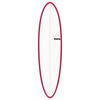 Surfboard TORQ TET 7.2 MOD Fun Red Rail