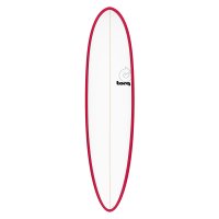 Surfboard TORQ TET 7.6 MOD Fun Red Rail