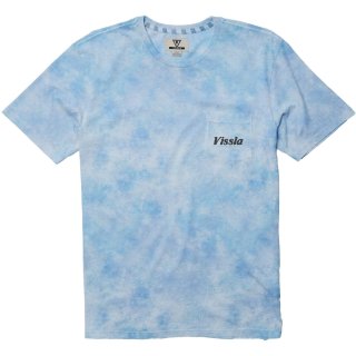 VISSLA Fillmore Tie Dye SS PKT Tee Heritage Blue Herren T-Shirt