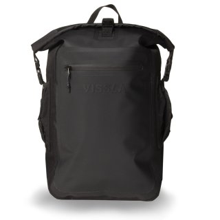 VISSLA North Seas 18L Dry Backpack Black