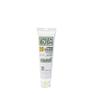 Greenbush Combi Creme Solaire SPF 50+ Creme+Lippenpflegestift