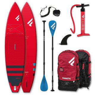 Fanatic Ray Air Touring 116" Red SUP SET Pure Paddel