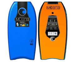 Moana ONE Bodyboard 44" Blau/Orange mit Leash