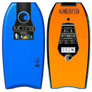 Moana ONE Bodyboard 42" Blau/Orange mit Leash
