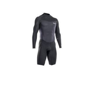 ION Element Shorty Langarm 2/2mm Backzip Herren Neopren 2022 BLACK 48/S