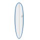 Surfboard TORQ TEC-HD M2.0 7.10 Blaue Rail