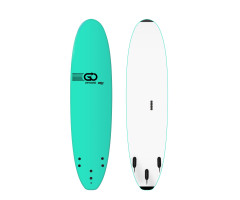 GO Softboard School Surfboard 8.0 wide body Grün