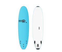 GO Softboard School Surfboard 7.6 wide body Blau