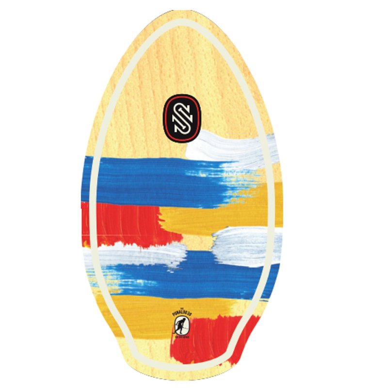 Skimboard SkimOne 39 100cm In Legno - Giallo Nero, Per Peso Fino A 80kg - Foto 8