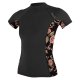 ONeill Women Side Print Lycra UV Shirt Black/Flower GF5