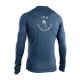 ION Rashguard Langarm L/S Herren lycra UV Shirt 704 Salty-Indigo