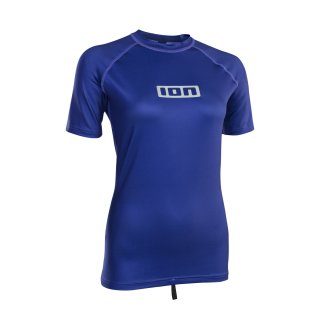 ION Promo Rashguard Kurzarm S/S Damen Lycra UV Shirt 730 concord-blue