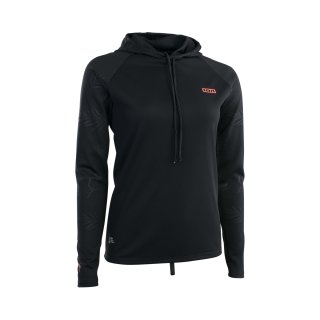 ION Wetshirt Hood Langarm L/S Damen Lycra UV Shirt 900 black