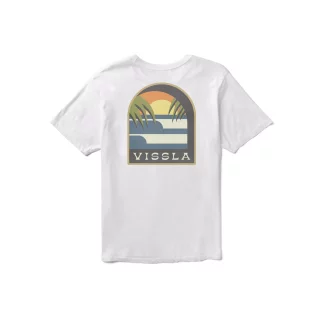 VISSLA Out The Window Premium PKT Tee Herren T-Shirt White