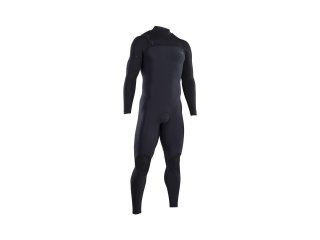ION Seek Amp 4/3mm Front Zip Herren 2025 Black Neoprenanzug