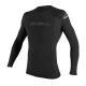 ONeill Basic Skins L/S Rash Guard Lycra Black