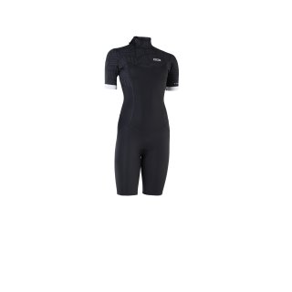 ION Element 2/2mm Shorty Shortarm Backzip Damen 2025 900 black Neoprenanzug