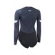 ION Amaze Hot Shorty 1.5mm Langarm Frontzip Damen 2025 020 black-mural Neoprenanzug