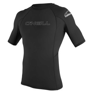 ONeill Basic Skins S/S Rash Guard BLACK Herren