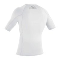 ONeill Basic Skins S/S Rash Guard WHITE Herren