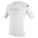 ONeill Basic Skins S/S Rash Guard WHITE Herren