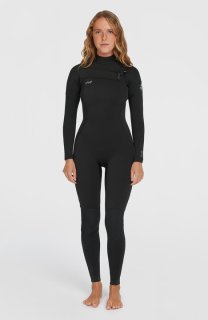 ONeill Wms Epic 3/2 Frontzip A05 Black Damen Neoprenanzug