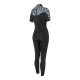 Neilpryde Vamp 3/2mm Steamer S/L FL Backzip 2026 Damen Neoprenanzug C3 CHARCOAL/PALM