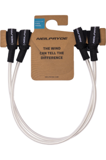 Neilpryde Fixed Harnes Lines / Trapeztampen Travel TRANSPARENT WHITE