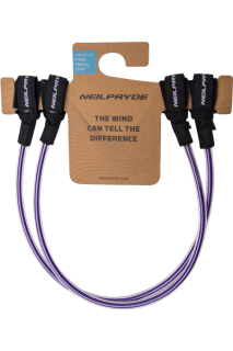 Neilpryde Fixed Harnes Lines / Trapeztampen Travel S TRANSPARENT PURPLE