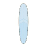 Surfboard TORQ TET 7.4 V+ MOD Fun Waikiki Blue